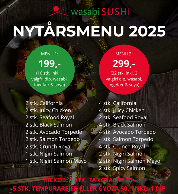 NYTÅRSMENU 2025